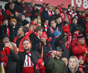 Widzew Łódź - Lech Poznań: Zdjęcia kibiców i zawodników z meczu 24. kolejki PKO BP Ekstraklasy