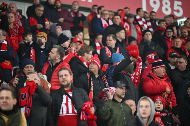 Widzew Łódź - Lech Poznań: Zdjęcia kibiców i zawodników z meczu 24. kolejki PKO BP Ekstraklasy