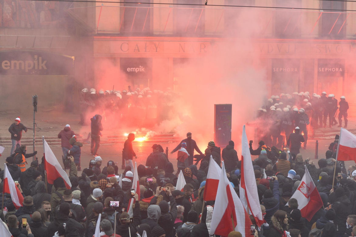 Największe zadymy na Marszu Niepodległości