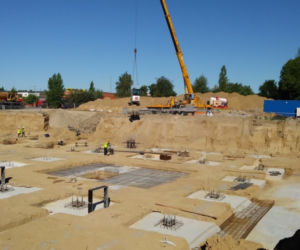 Osiedle domów z prefabrykatów 