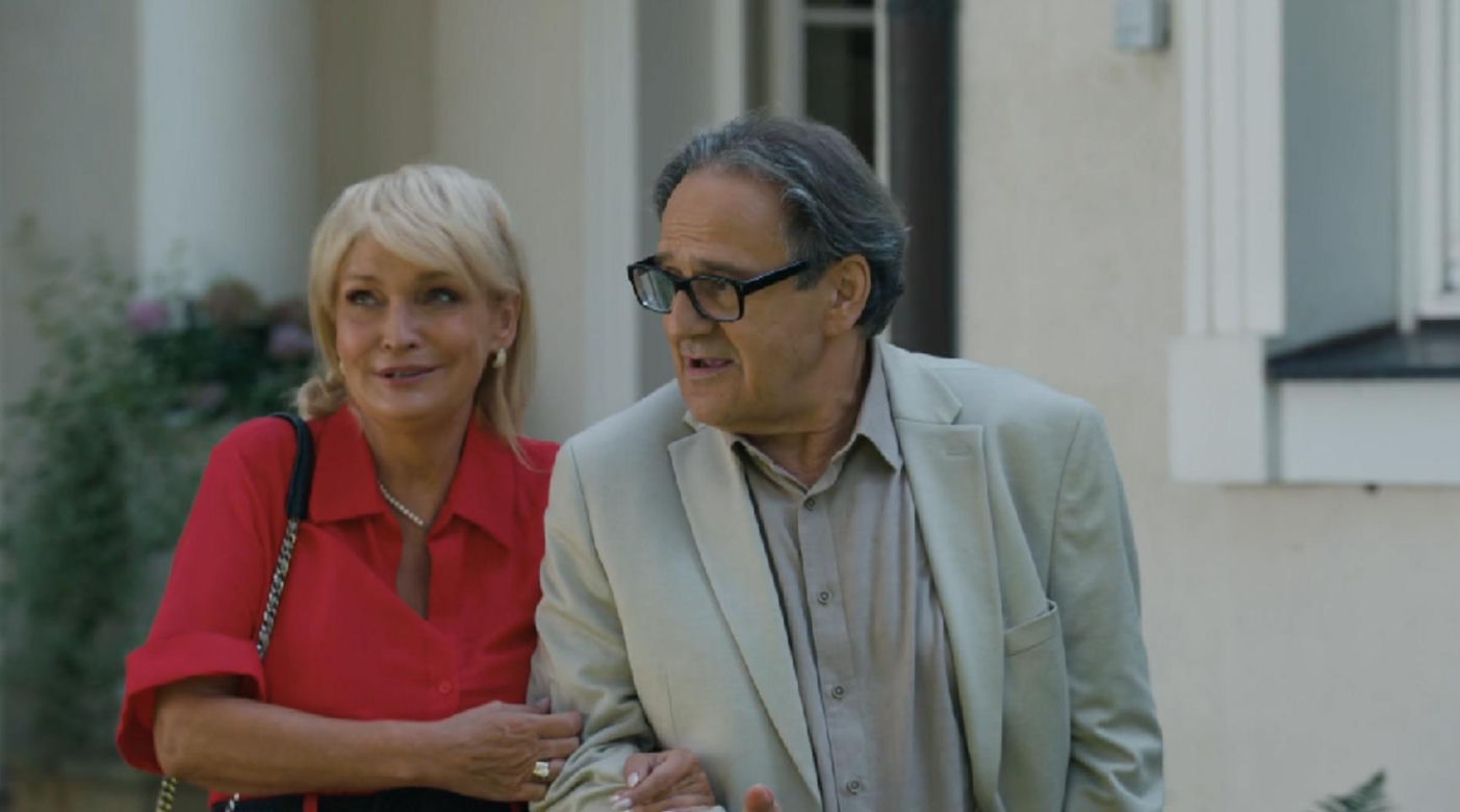 Barwy szczęścia, odcinek 3124. Małgorzata (Adrianna Biedrzyńska), Jerzy (Bronisław Wrocławski)