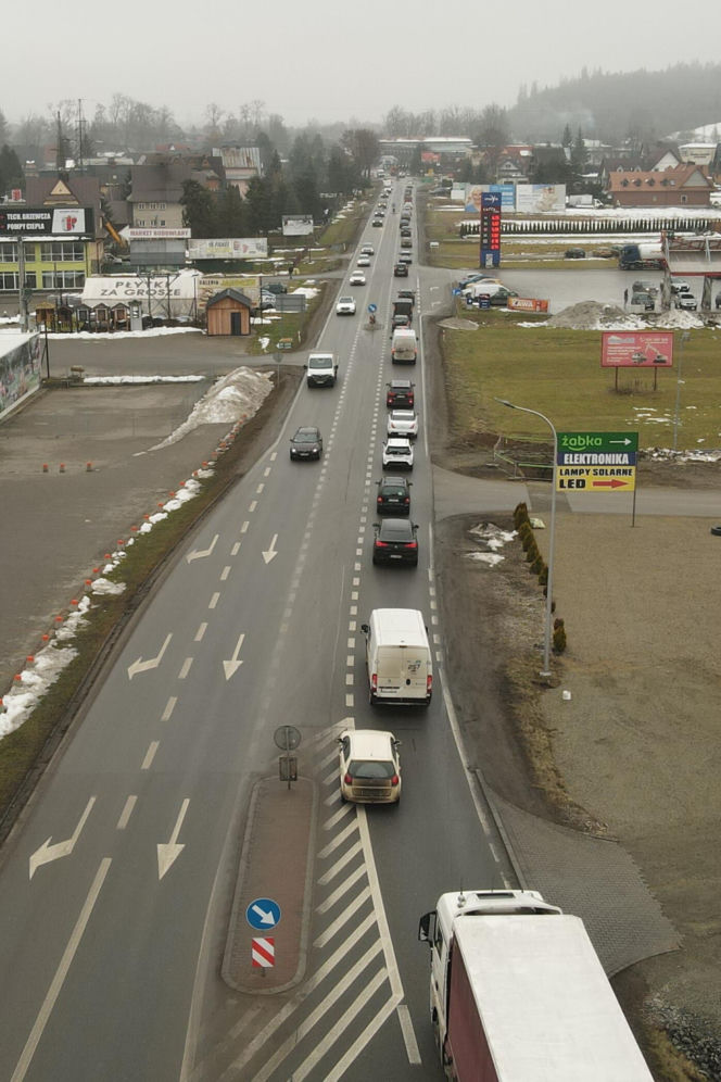 Korki na zakopiance i tłumy w Zakopanem na święta