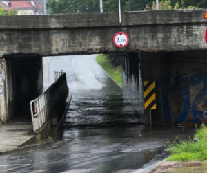 Pozalewane drogi i posesje w pow. raciborskim