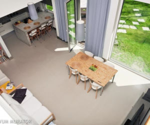 Podłoga z żywicy epoksydowej salon