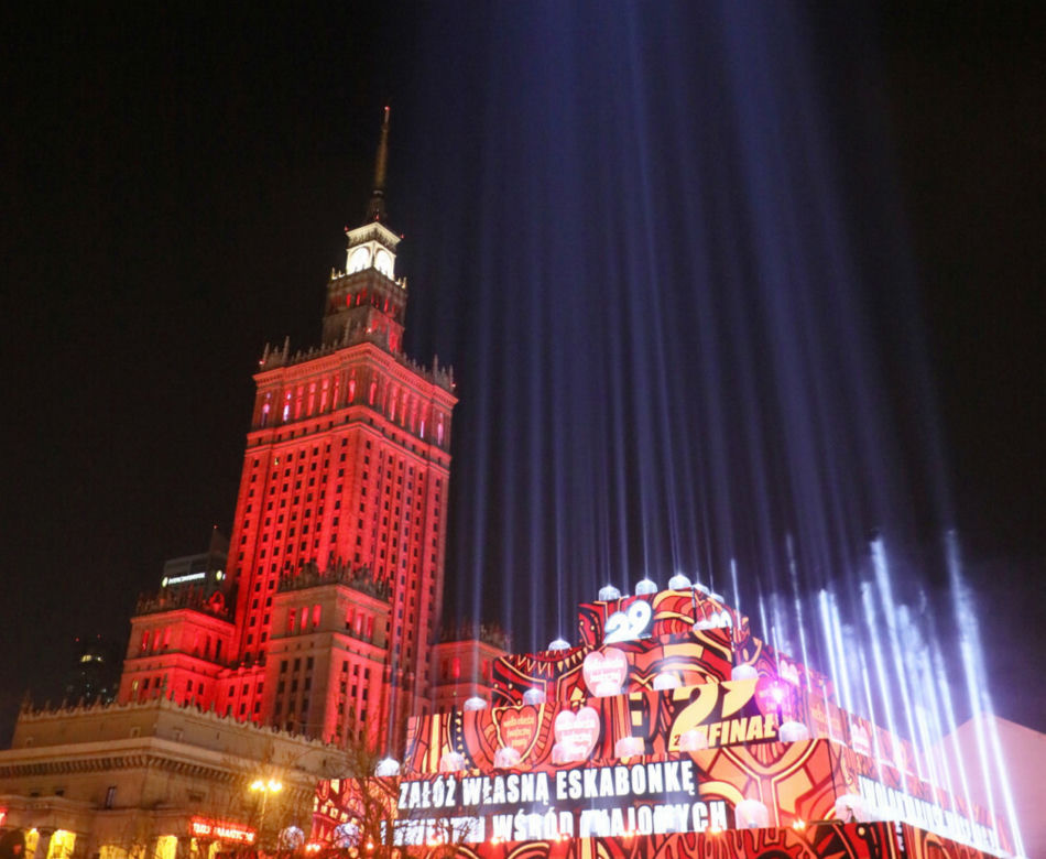 WOŚP 2022: Trwa 30 finał Wielkiej Orkiestry Świątecznej Pomocy pod hasłem: "Przejrzyj na oczy"!/ Warszawa