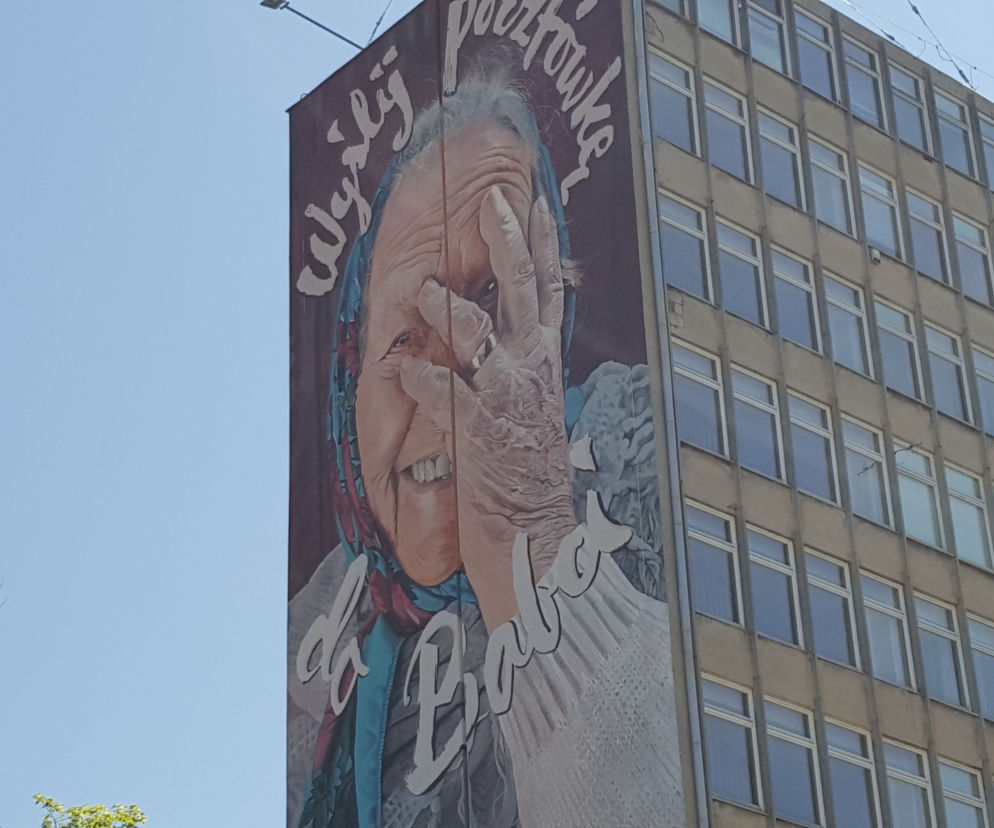 Nowy mural w Białymstoku przy ul. Skłodowskiej