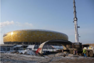 Tunel do stadionu PGE Arena Gdańsk gotowy na EURO 2012. ZDJĘCIA