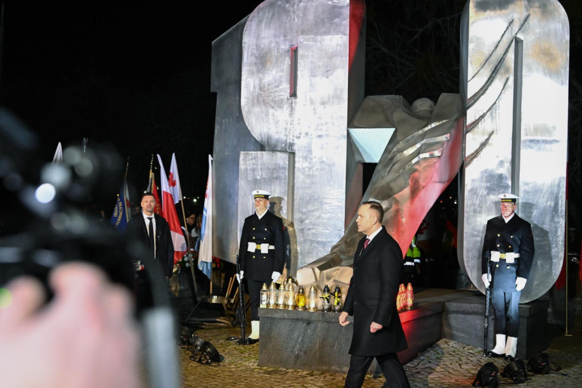 Prezydent Nawrocki w Gdyni: zdrajcy i komuniści strzelali do ludzi