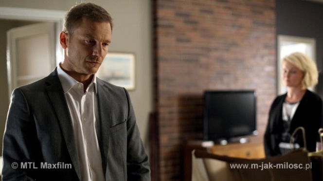 M jak miłość odc. 1086. Andrzej (Krystian Wieczorek), Marta (Dominika Ostałowska)