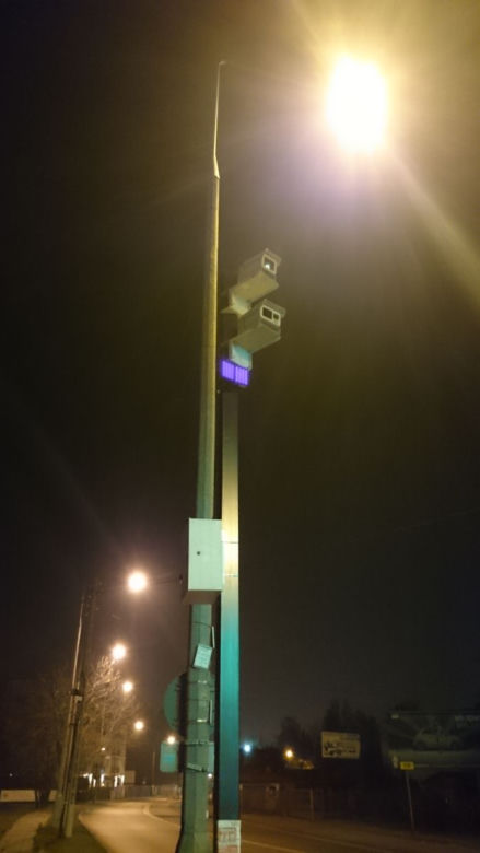 Tajemniczy fotoradar na Globusowej