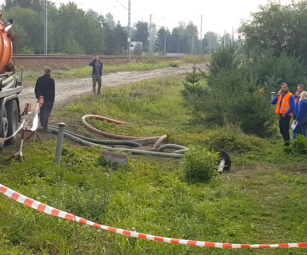 Awaria przepompowni ścieków w Jaworznie