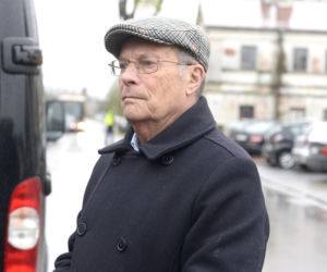Stefan Friedmann na pogrzebie Witolda Pyrkosza