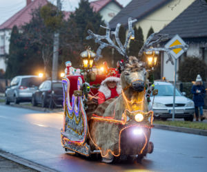 Zrobił sanie Świętego Mikołaja