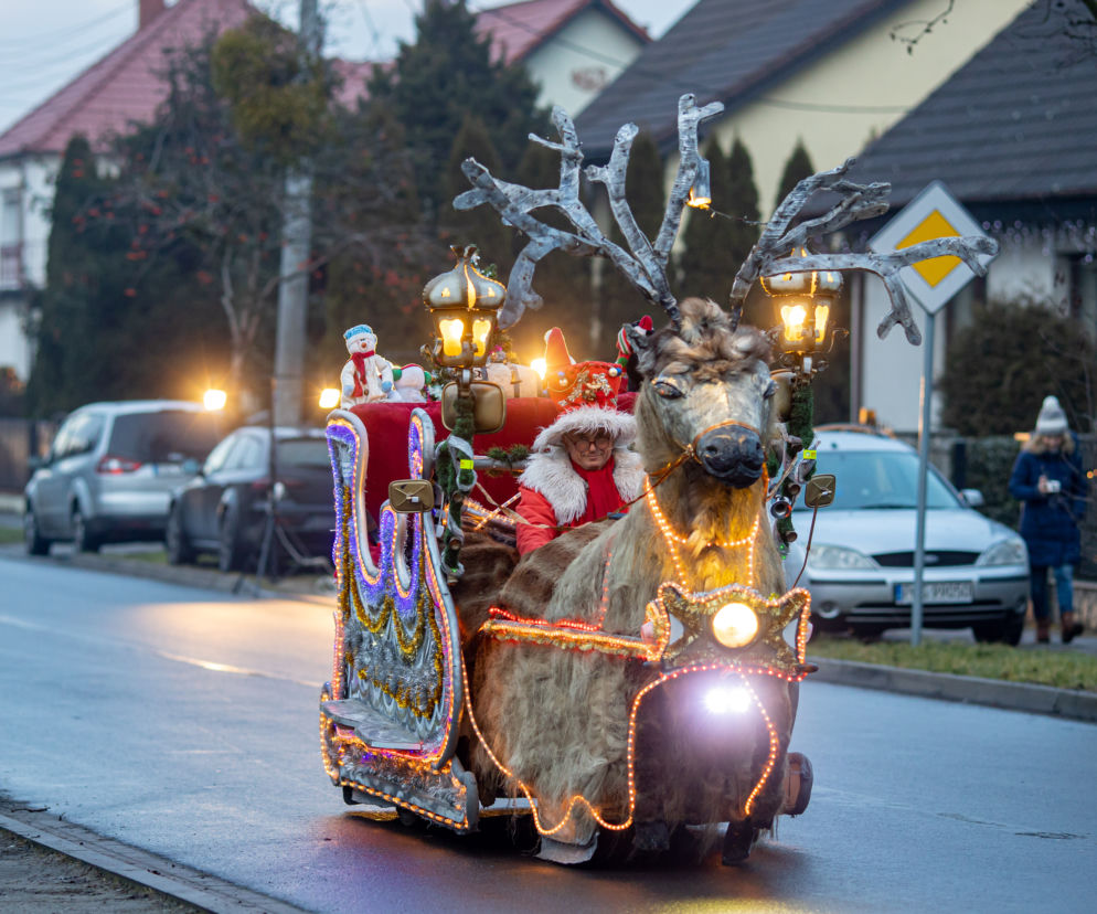 Zrobił sanie Świętego Mikołaja