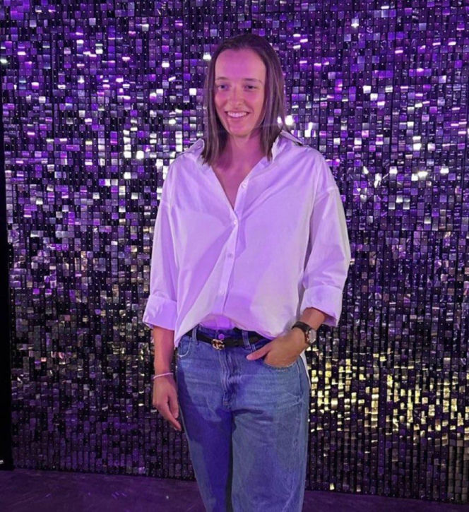 Iga Świątek na Players Party