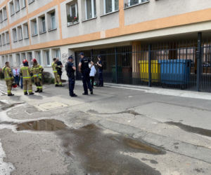 Pożar w alei Szucha
