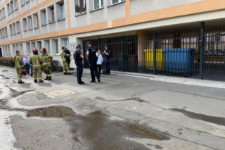 Pożar w alei Szucha