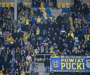 Arka Gdynia - Raków Częstochowa, zdjęcia kibiców i piłkarzy z meczu 17. kolejki PKO BP Ekstraklasy