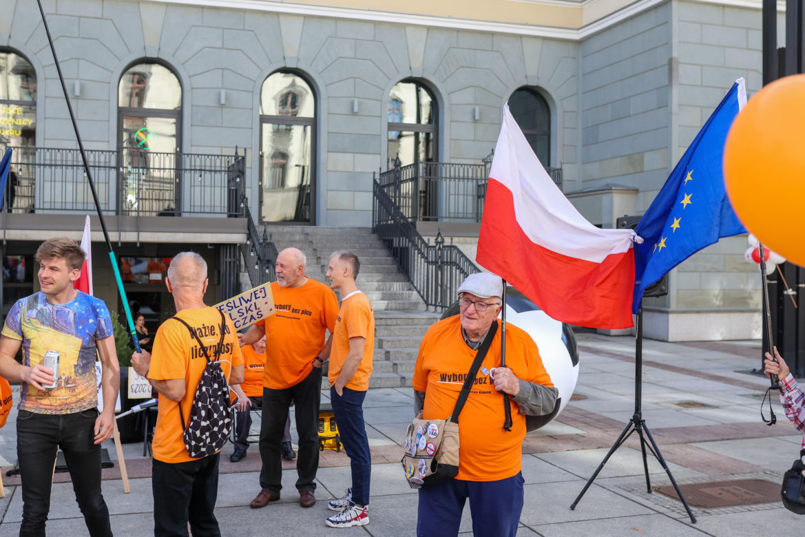 Marsz radości w Katowicach