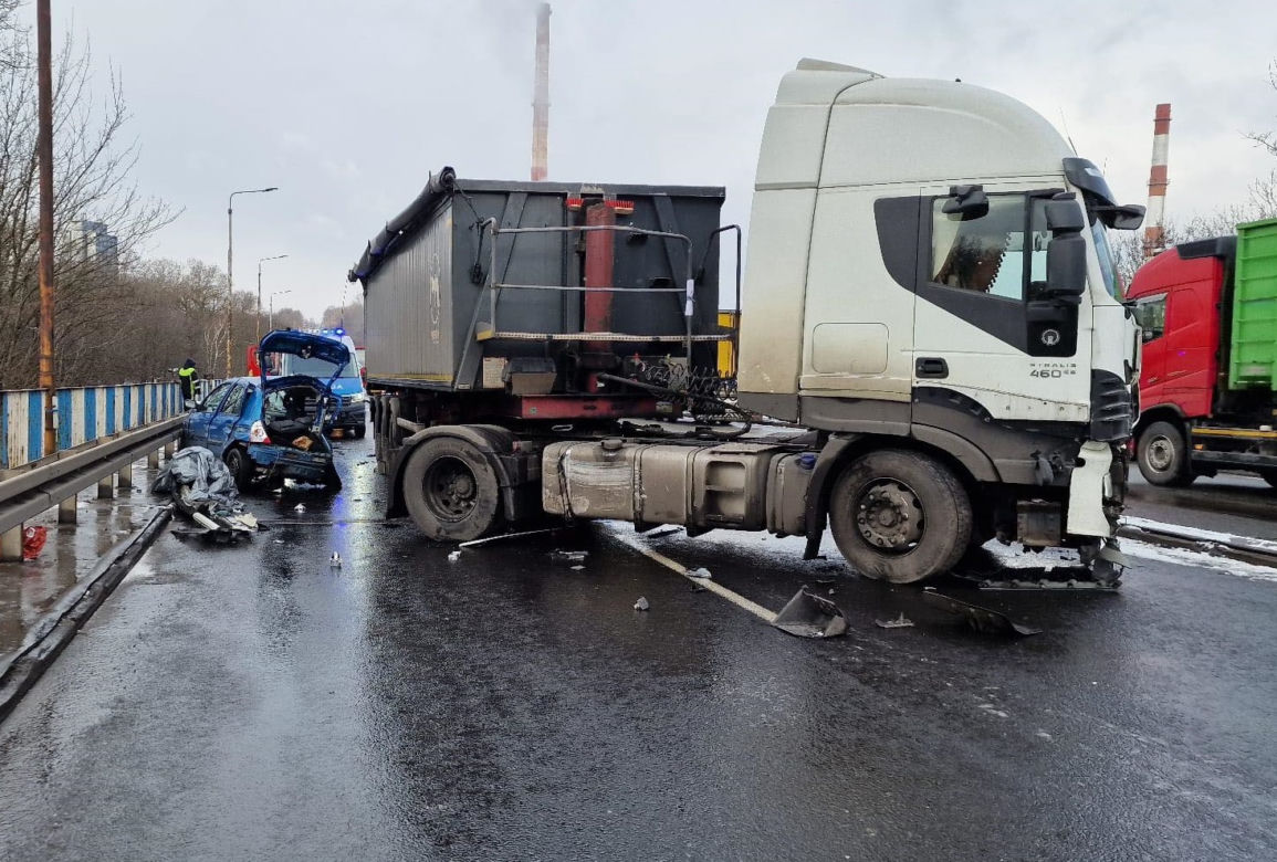 Tragiczny wypadek w Sosnowcu na estakadzie DK94