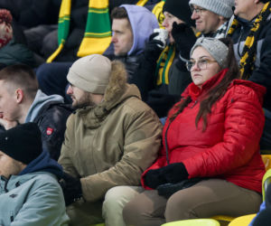 GKS Katowice - Widzew Łódź, zdjęcia kibiców z meczu 20. kolejki PKO BP Ekstraklasy