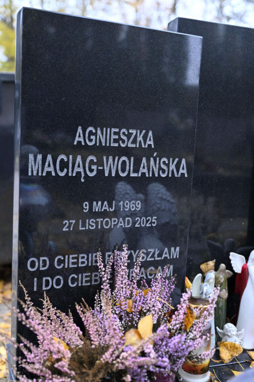 Tak wygląda grób Agnieszki Maciąg