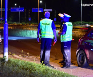 Katowice. Chcieli urządzić wyścigi. Przeszkodziła im policja [ZDJĘCIA]