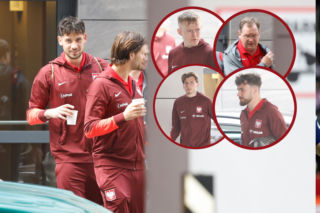 Szampańskie nastroje polskich piłkarzy po Polska - Albania. Uśmiechy nie schodziły im z twarzy [GALERIA]