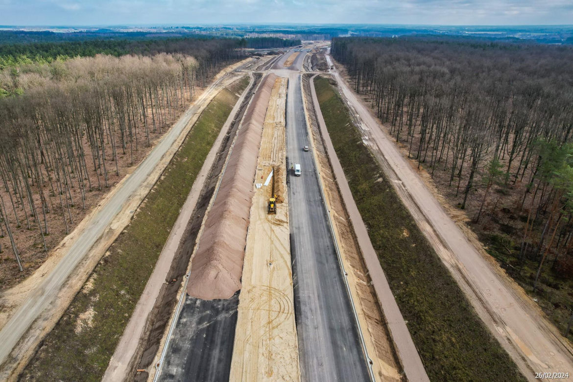 Budowa autostrady A2 Kałuszyn - Groszki