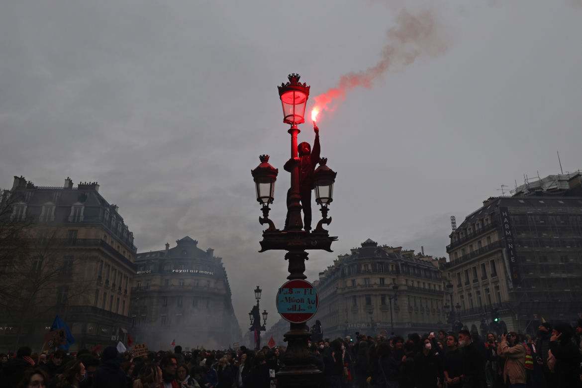 Protest we Francji