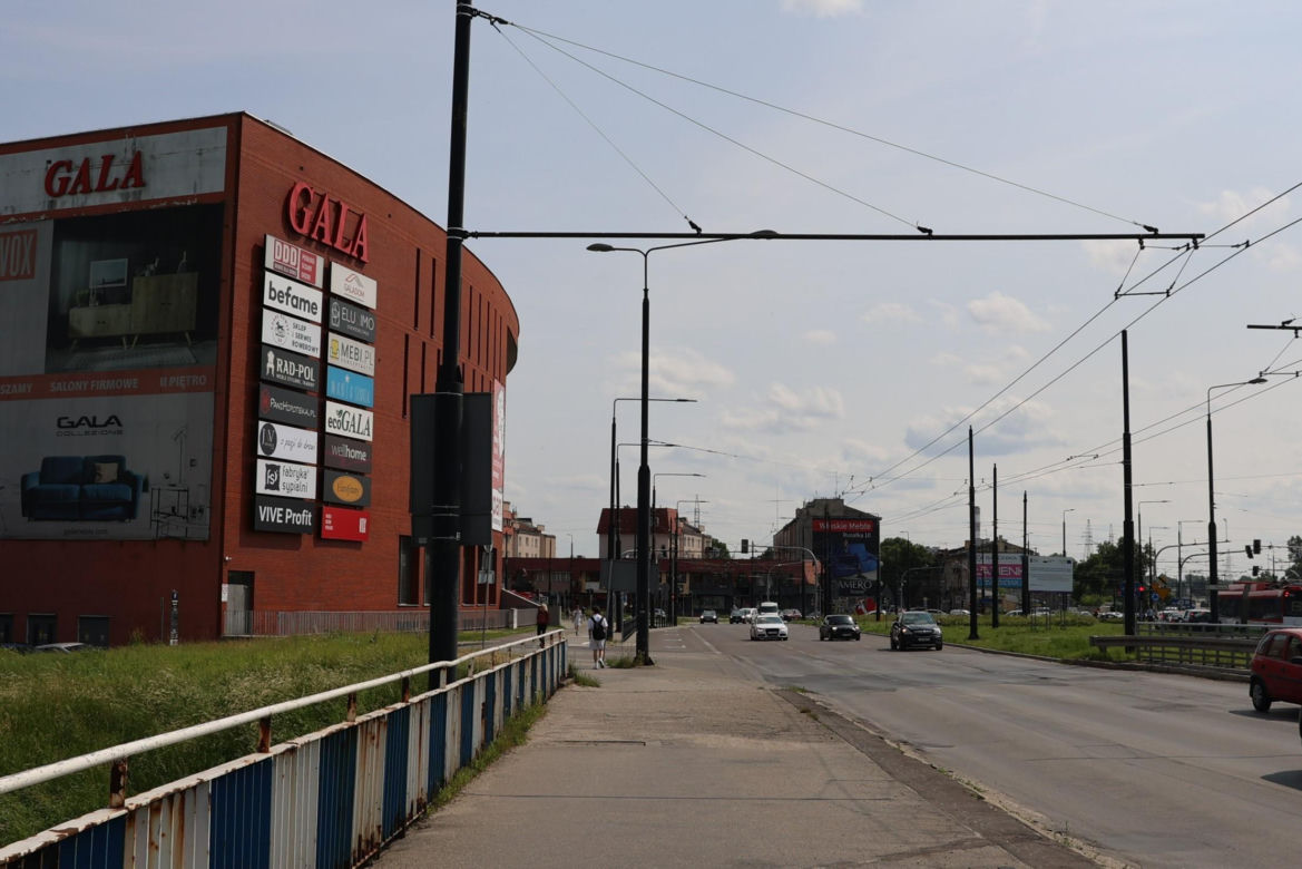 Tak wygląda al. Unii Lubelskiej w Lublinie przed przebudową (pierwsza połowa czerwca 2025)