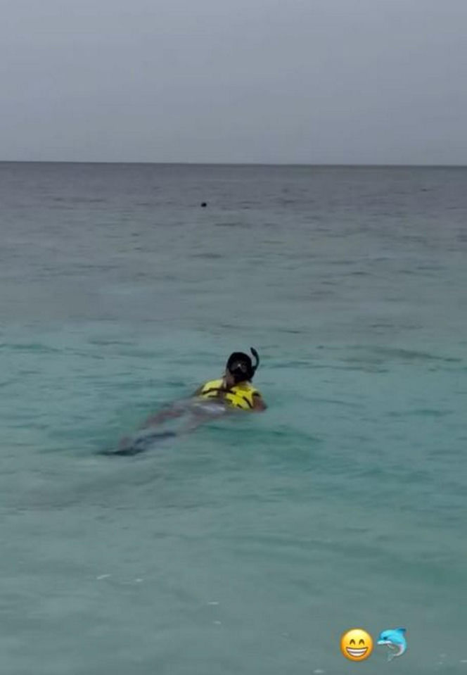 Małgorzata Rozenek i Radosław Majdan nurkują  Malediwach