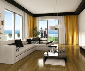 Cztery Oceany - wnętrze apartamentu