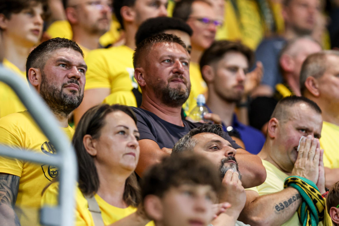Zdjęcia kibiców z meczu GKS Katowice - MSK Żilina