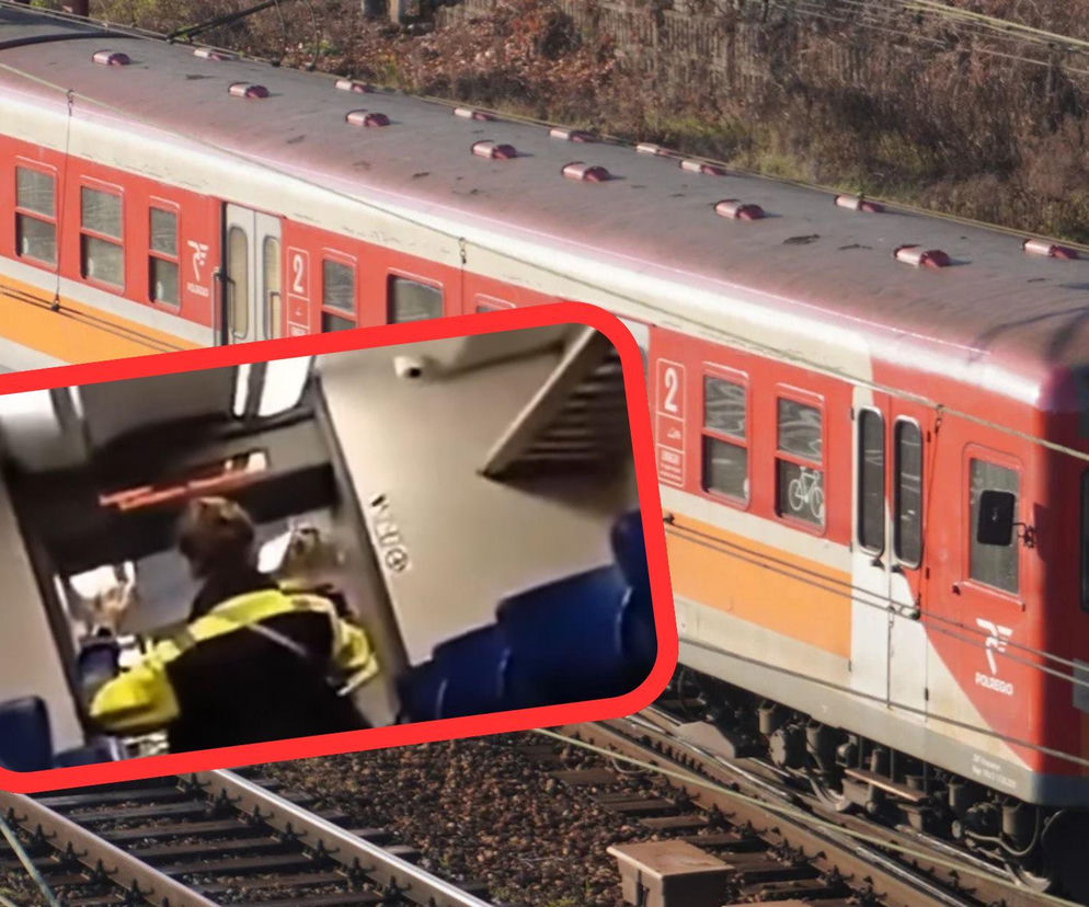 Groźna sytacja w pociągu PolRegio