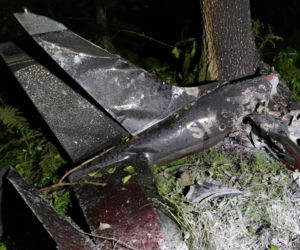 Kikity, Jezioro Luterskie: Makabryczny wypadek samolotu. Dwie osoby zginęły
