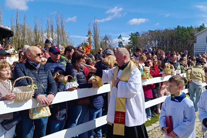 Konna święconka w Szczecinie