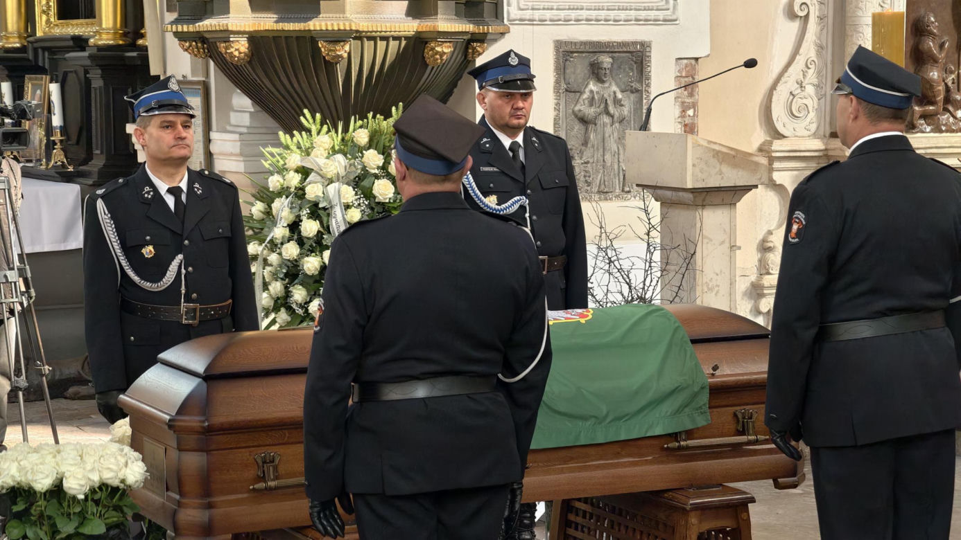 Pogrzeb burmistrza Koźmina Wielkopolskiego
