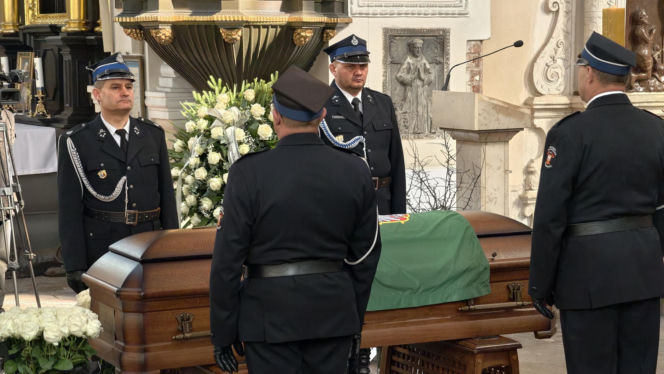 Pogrzeb burmistrza Koźmina Wielkopolskiego