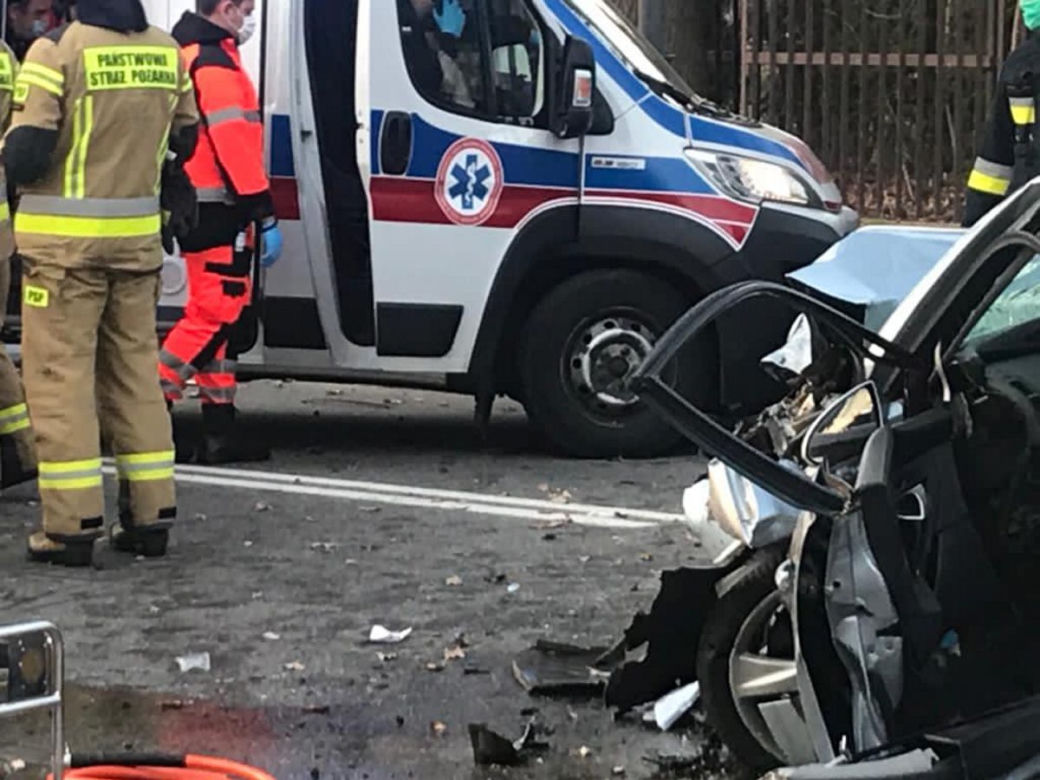 Potworny wypadek w Konstancinie