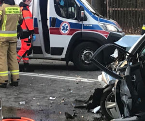 Potworny wypadek w Konstancinie