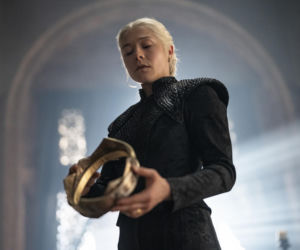 Emma D'Arcy jako królowa Rhaenyra Targaryen