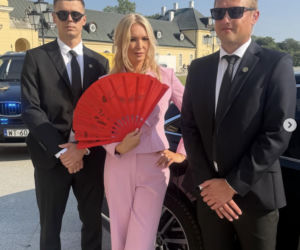 Ranczo. Zosia (Marta Dąbrowska) na planie
