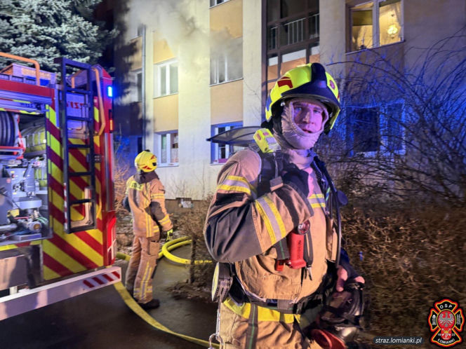 Kolejny tragiczny pożar. Wynieśli ją z mieszkania nieprzytomną. Nie żyje