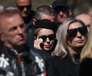 Ból, rozpacz, łzy. Poruszające sceny na pogrzebie Łukasza Litewki