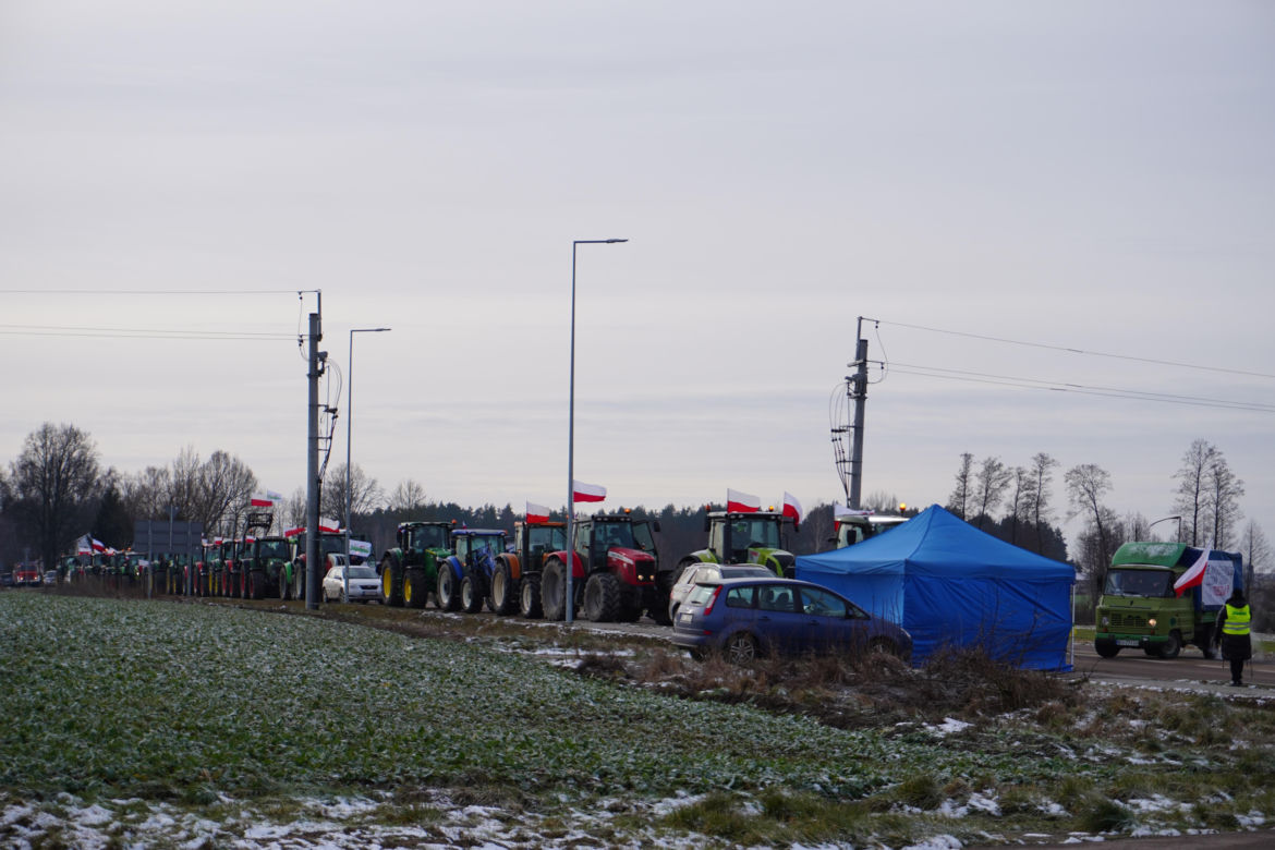 Protest rolników w Podlaskiem. Ciągniki blokują drogi w całym województwie! 