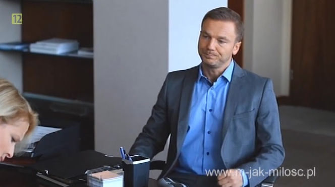 M jak miłość. Marta (Dominika Ostałowska), Andrzej (Krystian Wieczorek)