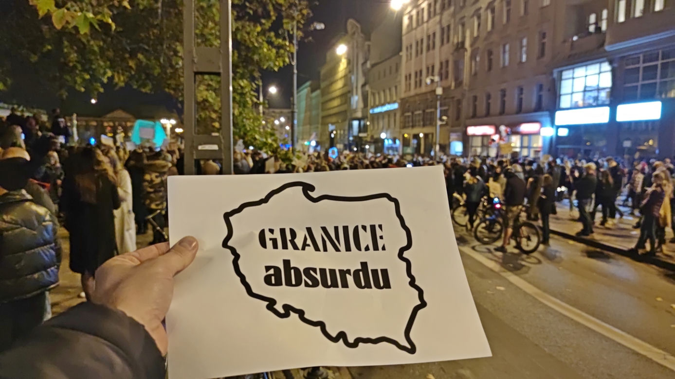 Strajk Kobiet na placu Wolności