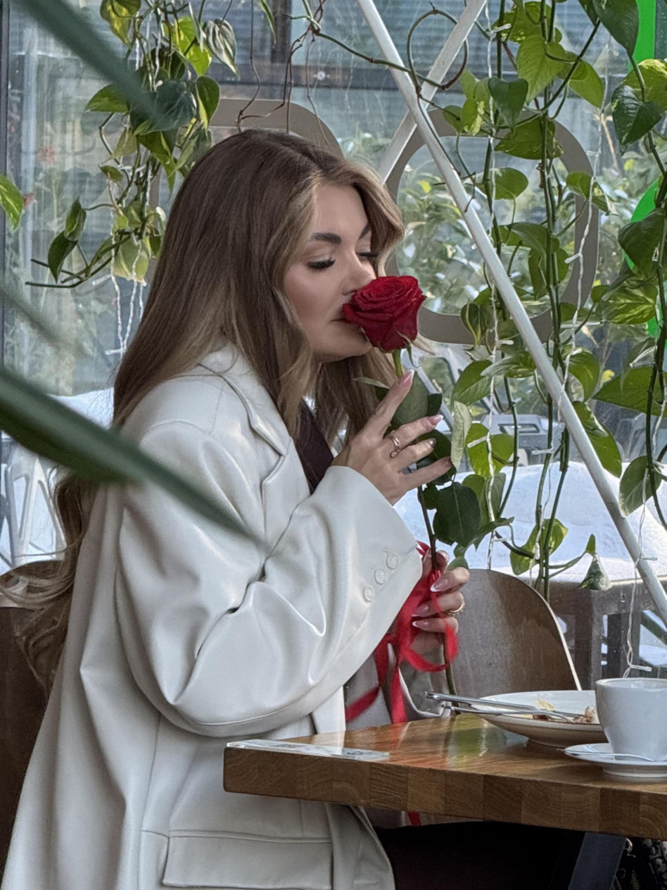 Edyta Folwarska i Maciej Pela w restauracji