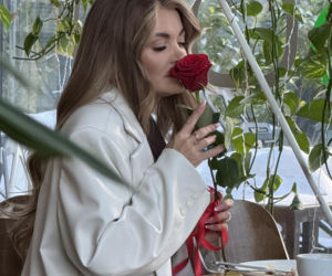 Edyta Folwarska i Maciej Pela w restauracji